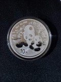 China - 10 Yuan - Panda 2024 - Moneda de argint 30 gr. UNC, Asia