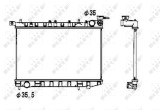 NRF 53341 Radiator, racire motor