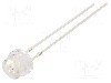 Dioda LED, 4,8mm, portocalie, 150...220mcd, 12mA, 5V, OPTOSUPPLY - OSO5JA56A1A-5V
