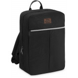 Rucsac de voiaj, pentru avion, negru, 40x20x25, 20L, Zagatto, ZG834