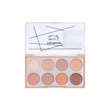 Paleta corectoare iluminator si contur, Kiss Beauty, Super Cover, Mini, 01
