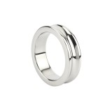 Inel pentru penis MR. STEEL The Imperator C-Ring, din oțel inoxidabil, diametru 4 cm (mic), argintiu