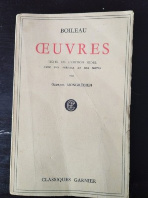 Ouvres de Boileau foto