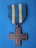 MEDALIA CRUCEA MERITUL DE RAZBOI ITALIA (PRIMUL RAZBOI MONDIAL)-1914-1918