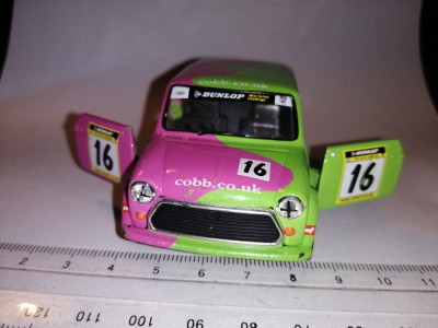 bnk jc Corgi CC82277 Mini Mania Mini Miglia Racing Andrew Worsely 1/36 foto