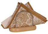 Suport bucatarie, pentru servetele, lemn, 13 x 6 x 10 cm