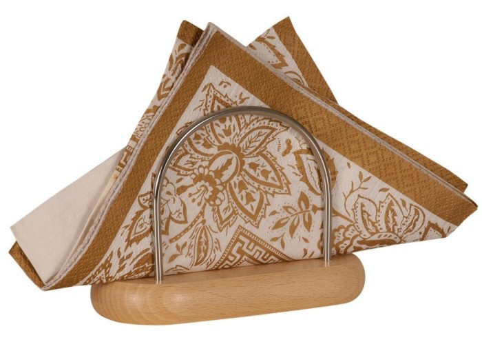 Suport bucatarie, pentru servetele, lemn, 13 x 6 x 10 cm