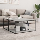 vidaXL Rafturi de perete, 4 buc., gri sonoma, 80x50x1,5 cm, lemn