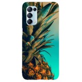 Husa compatibila cu Oppo A53 model Pineapple, Silicon, TPU, Viceversa, Transparent, Carcasa