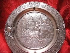 APLICA FARFURIE DECORATIVA ZINC DECOR CALEASCA CU CAI 23 CM