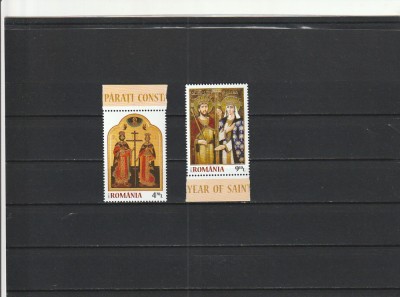 ROMANIA 2013 LP 1980 SFINTII IMPARATI CONSTANTIN SI ELENA SERIE MNH NESTAMPILATA foto