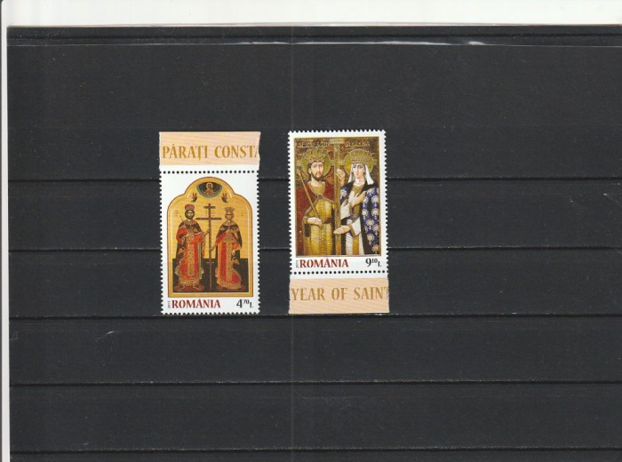 ROMANIA 2013 LP 1980 SFINTII IMPARATI CONSTANTIN SI ELENA SERIE MNH NESTAMPILATA