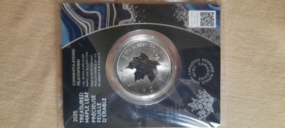 CANADA 5 DOLLARS 2025 argint (varianta Congratulation) foto