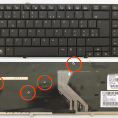 Tastatura Laptop, HP, Pavilion DV6-1000, DV6-1100, DV6-1200, DV6-1300, DV6-2000, DV6T-1000, DV6T-2000, 530580-001, 518965-001, layout US