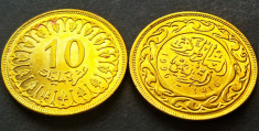 Moneda exotica 10 MILLIMES - TUNISIA, anul 1996 *cod 5070 A = A.UNC foto