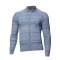Pulover bărbați albastru cu buzunare PL019