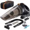 Aspirator auto portabil, ZYTEQ&reg;️, aspirare umeda si uscata, filtru HEPA, negru, 0.5L, 30.000 rot/min, 3500Pa, putere 90W, accesorii incluse