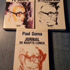 Jurnal pe sarite , de caldura mare si de Noapte lunga Paul Goma 3 volume