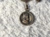 Argint MEDALION NAPOLEON BONAPARTE de colectie VECHI superb UNIC pe Lant argint