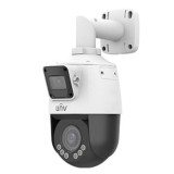 Camera IP PTZ 4X, Dual-Lens, 2x2MP, IR 50M, Lumina Alba 10m, Microfon, Difuzor, PoE, VCA, Lighthunter - UNV IPC9312LFW-AF28-2X4 SafetyGuard Surveillan, Uniview