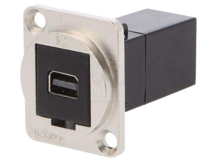 Conector adaptor mini DisplayPort, montare pe panou