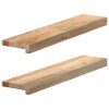 VidaXL Pervaz 2 buc lemn masiv de stejar netratat 70x15x2 cm 4009085