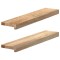 vidaXL Pervaz 2 buc lemn masiv de stejar netratat 70x15x2 cm 4009085