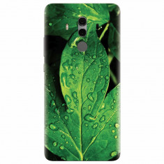 Husa silicon pentru Huawei Mate 10, Leaves And Dew