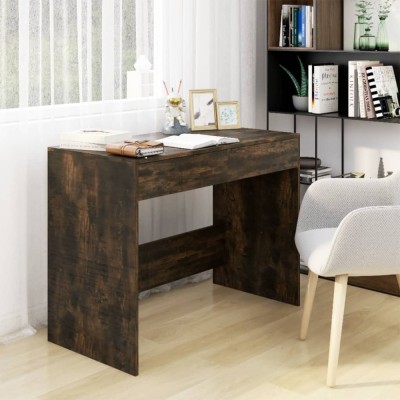 vidaXL Birou, stejar fumuriu, 101 x 50 x 76,5 cm, PAL 812996 foto