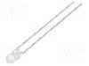 Dioda LED, 3mm, verde, 16...37mcd, 10mA, 2,4...3V, VISHAY - TLHG4900