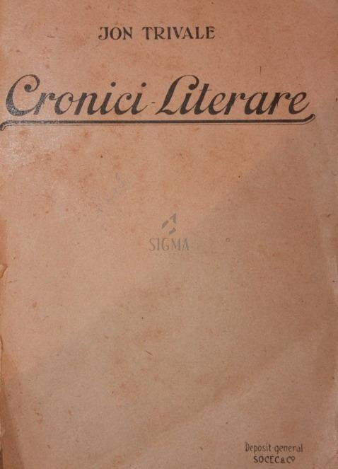 CRONICI LITERARE, 1915