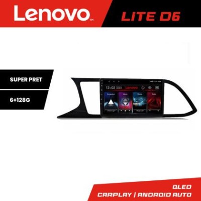 Navigatie Seat Leon MIB Quad Core Lenovo Kit-306 8 core 6+128 GB Android Waze USB Navigatie Internet Youtube Radio CarStore Technology foto