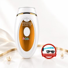 Epilator IPL Sofia CONCEPT&reg; Gold-Pro, 999.999 Pulsatii, 5 viteze, Mod Automat si Manual, Senzor Nuanta Piele