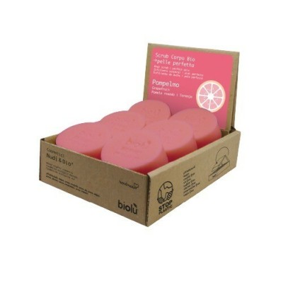 Scrub solid cu grapefruit ecologic 12 buc x 55g Biolu foto