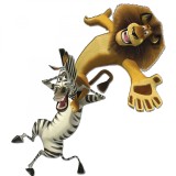 Cumpara ieftin Sticker Leu Si Zebra