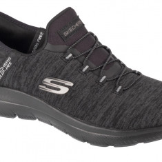 Pantofi pentru adidași Skechers Slip-Ins Summits - Dazzling Haze 149937-BBK negru