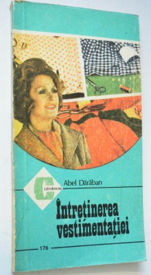 Intretinerea vestimentatiei- Abel Daraban foto