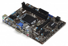 Placa de baza MSI H81M-E34 Intel H81, 4th gen, LGA1150, 2x DDR3, SATA III, DVI,... foto