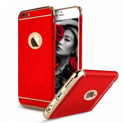 Husa pentru Apple iPhone 6 iPhone 6S Rosu MyStyle Elegance Luxury 3in1 foto