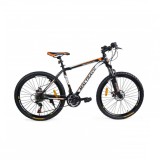 Bicicleta MTB MalTrack Team Orange, cu 18 Viteze, Roti 26 Inch + Bidon Apa
