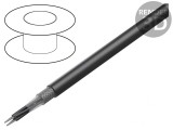 Cablu electric 4x0,75mm negru litat Cu PO