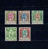Liechtenstein 1924 - Uzuale, viticultura, serie scurta neștampilata cu șarniere