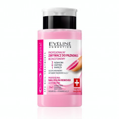 Dizolvant profesional Eveline Cosmetics 3 in 1 fara acetona 190 ml foto