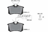 TEXTAR 2355403 set placute frana,frana disc