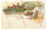 591 - CURTEA de ARGES, TISMANA, Litho, Romania - old postcard - unused