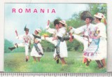 bnk cld Calendar de buzunar - 1985 - Ministerul Turismului - Dansatori Bistrita-Nasaud