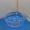 Bol cristal masiv mould-blown cca. 1965 - semnat Lars Hellsten Skruf, Suedia