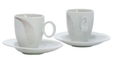 Serviciu cafea portelan,Future Platinum, 125 ml - VAC 125 foto