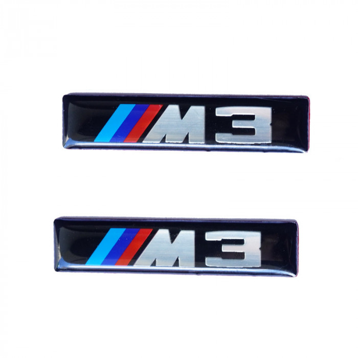 Set 2 embleme M3 pentru aripi BMW
