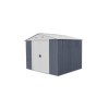 Magazie gradina HECHT 10x10 PLUS 291x291x214cm, metalica, impermeabila, usa dubla 173x121.5cm